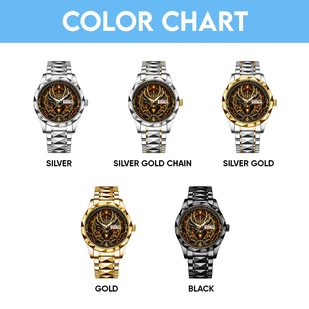Frost Dragon Alloy Luxury Quartz Watch – TANTN24708