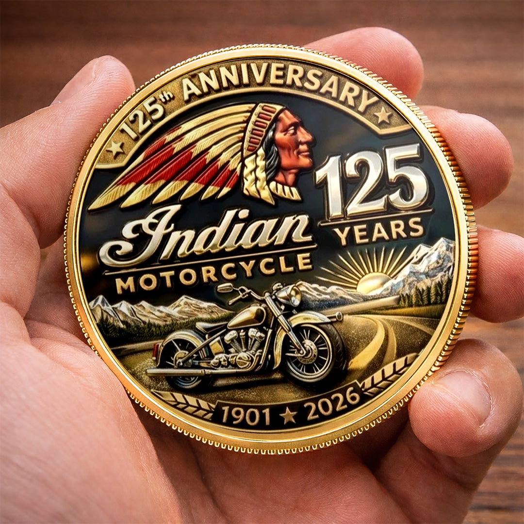 Indian Motorcycle 125th Anniversary Commemorative Coin – TANTN24769