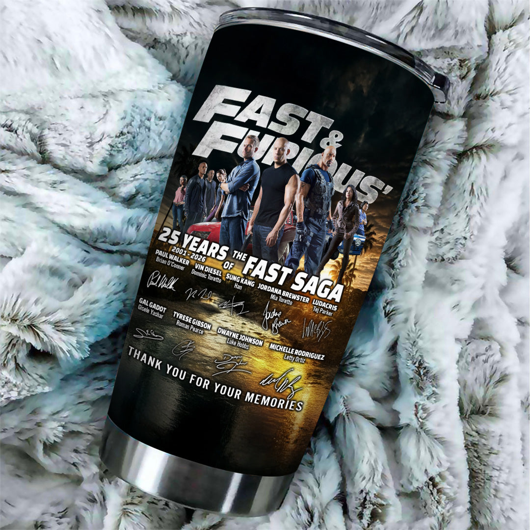 Fast & Furious 25th Anniversary Tumbler Cup – TANTN24777