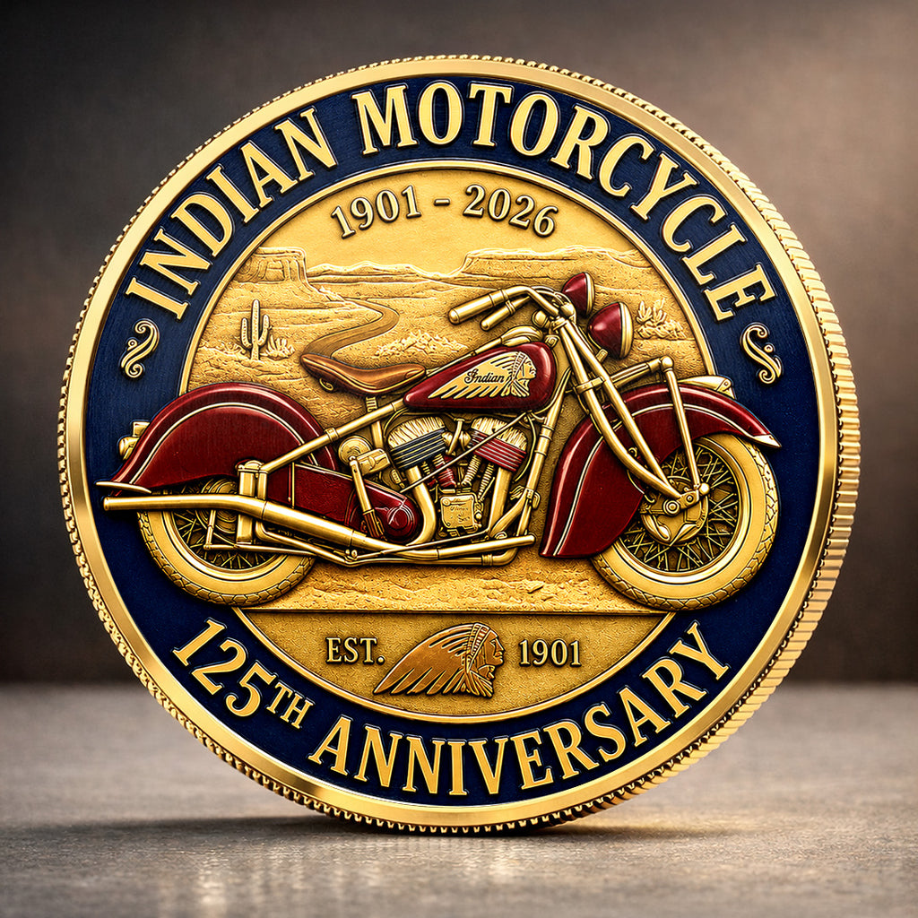 Indian Motorcycle 125th Anniversary Commemorative Coin – TANTN24807