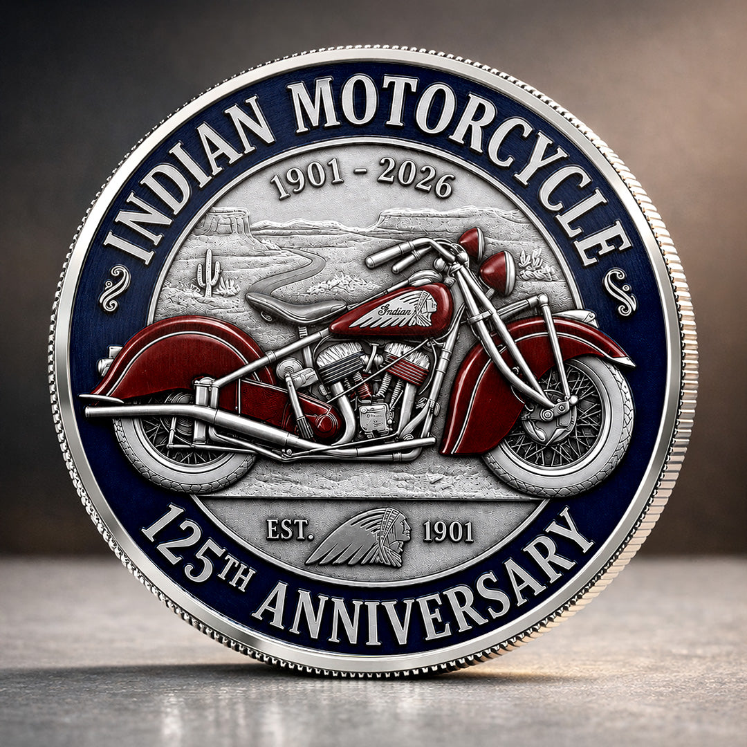 Indian Motorcycle 125th Anniversary Commemorative Coin – TANTN24807