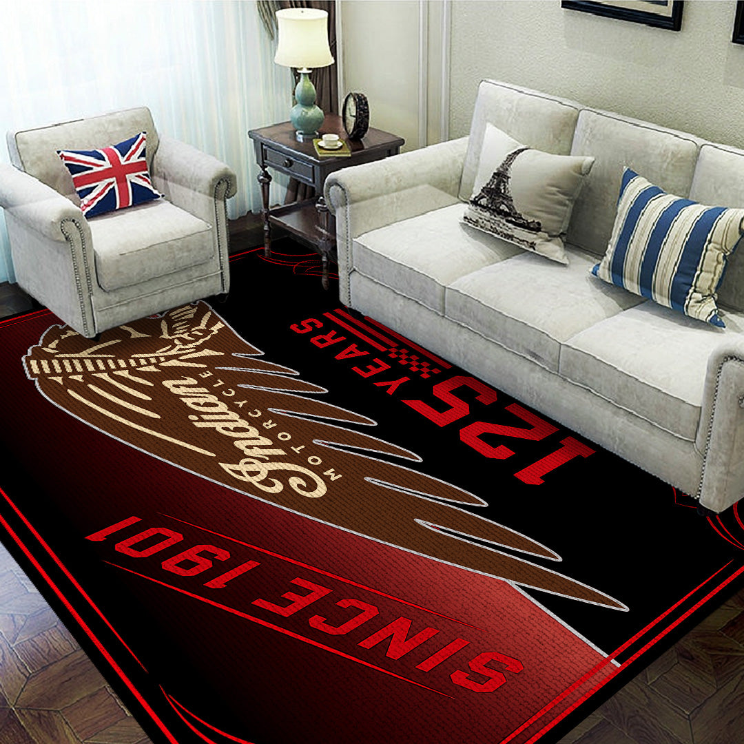 Indian Motorcycle 125th Anniversary Rectangular Rug – TANTN24828