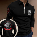 Indian Motorcycle 125th Anniversary Zip Polo Shirt – TANTN24830