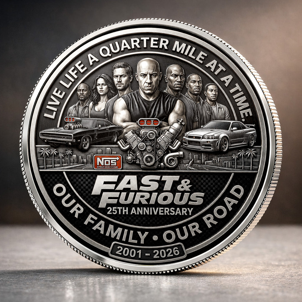 Fast & Furious 25th Anniversary Commemorative Coin – TANTN24841