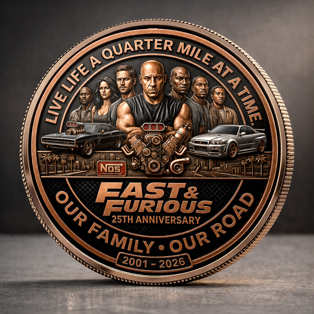 Fast & Furious 25th Anniversary Commemorative Coin – TANTN24841