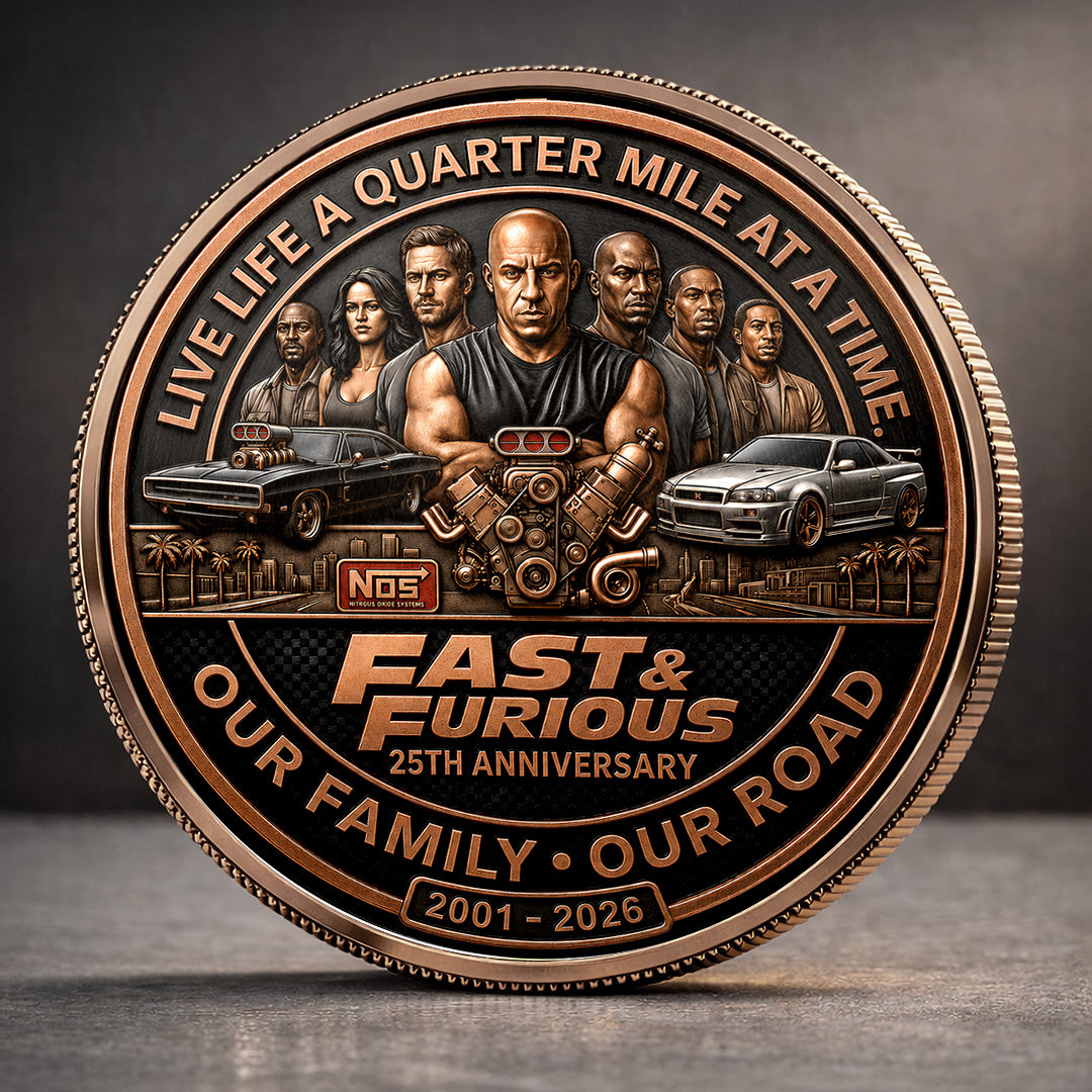 Fast & Furious 25th Anniversary Commemorative Coin – TANTN24841