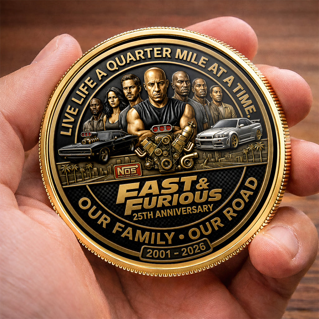 Fast & Furious 25th Anniversary Commemorative Coin – TANTN24841