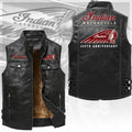 Indian Motorcycle 125th Anniversary Premium 2D Sleeveless Leather Vest – TANTN24851
