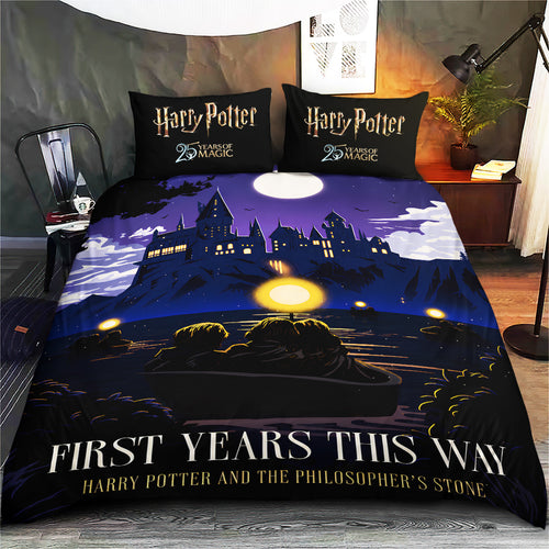 Harry Potter 25th Anniversary 3-Piece Duvet Bedding Set – TANTN24857