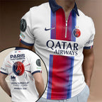Paris Saint-Germain 2026 UEFA Super Cup Winners Zip Polo Shirt – TANTN24898