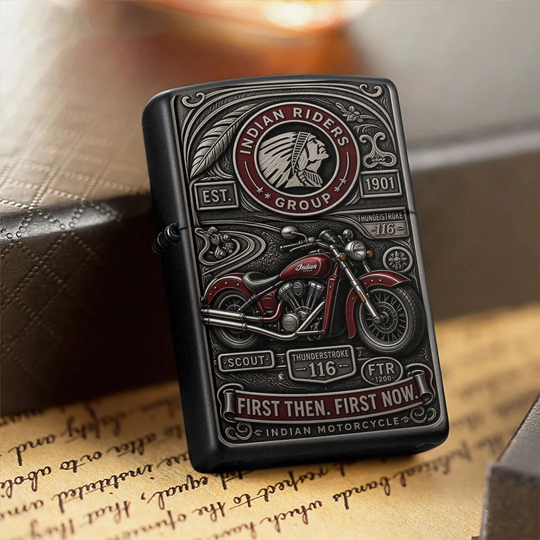 Indian Motorcycle Zippo Lighter Case (No Insert) – TANTN24990