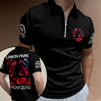 Linkin Park Tour 2026 Zip Polo Shirt – TANTN25017
