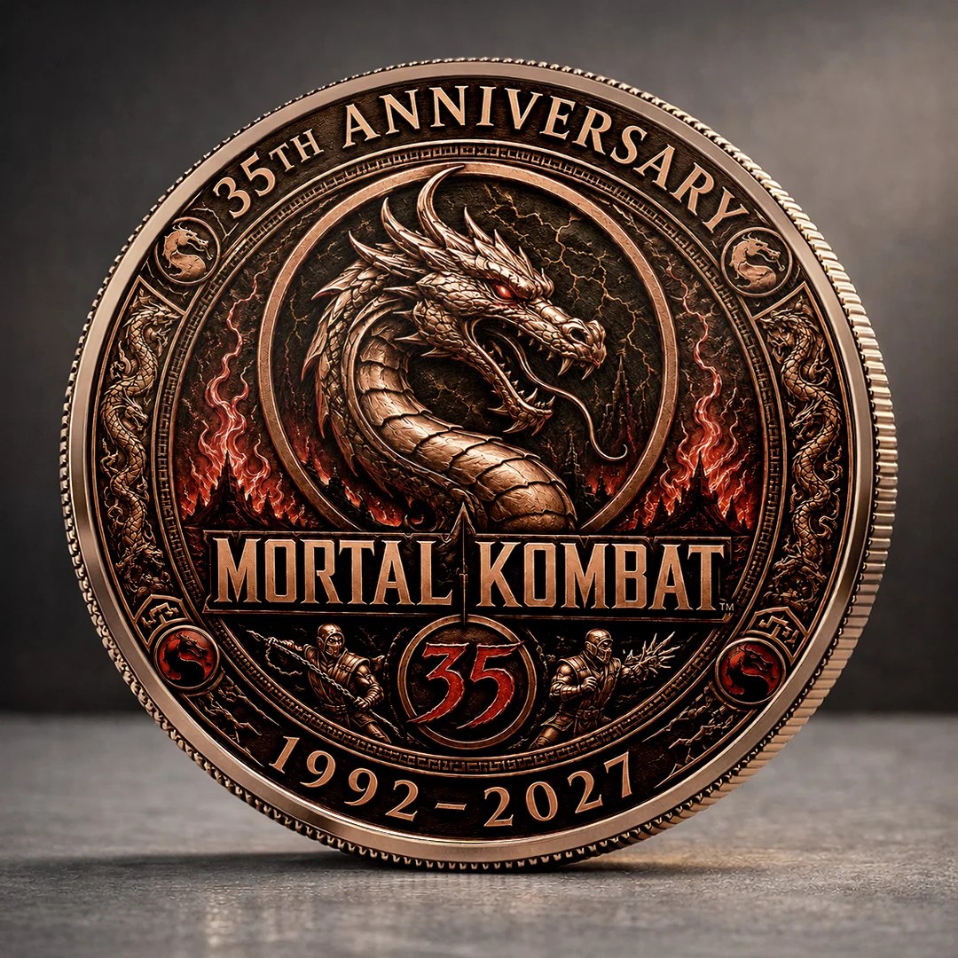 Mortal Kombat 35th Anniversary Commemorative Coin – TANTN25104