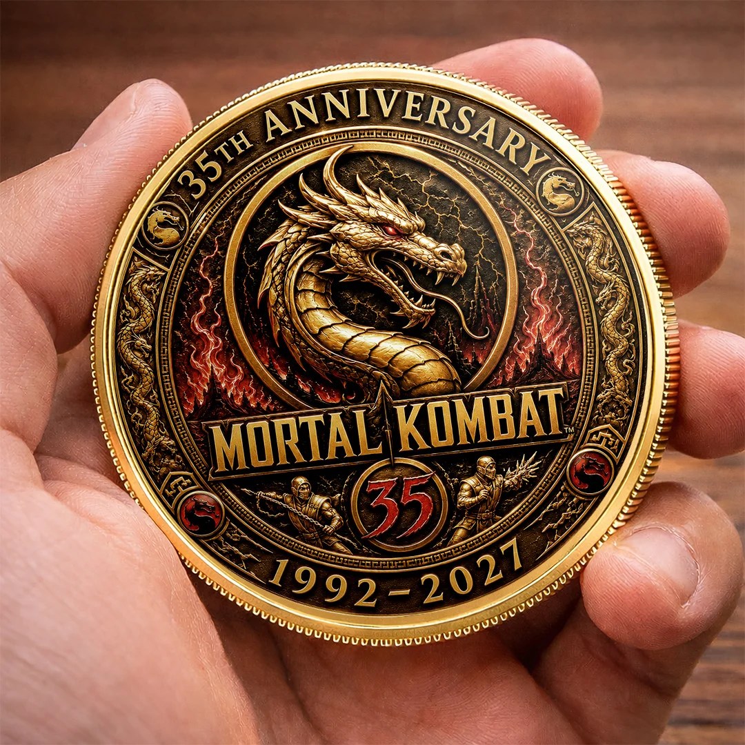Mortal Kombat 35th Anniversary Commemorative Coin – TANTN25104