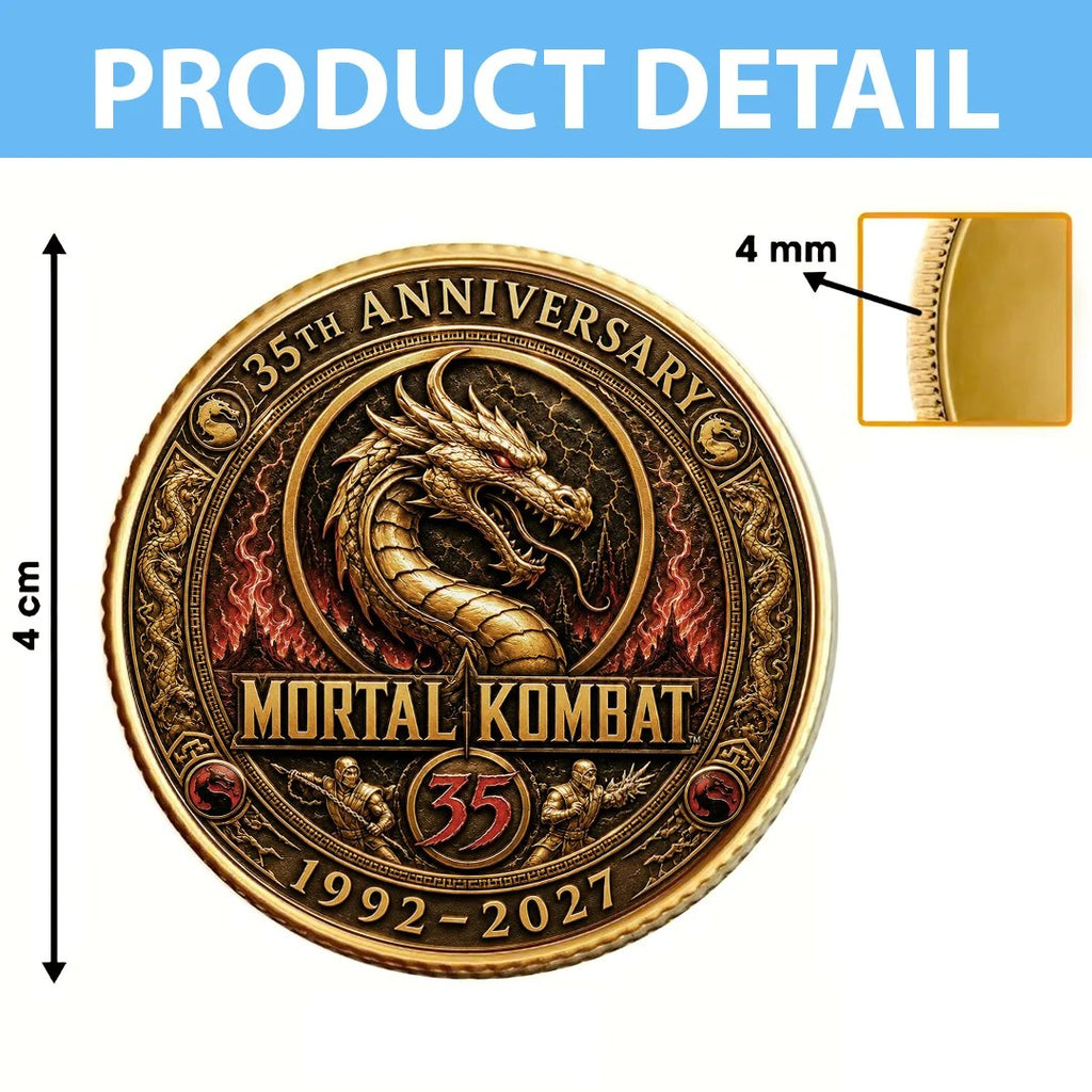 Mortal Kombat 35th Anniversary Commemorative Coin – TANTN25104