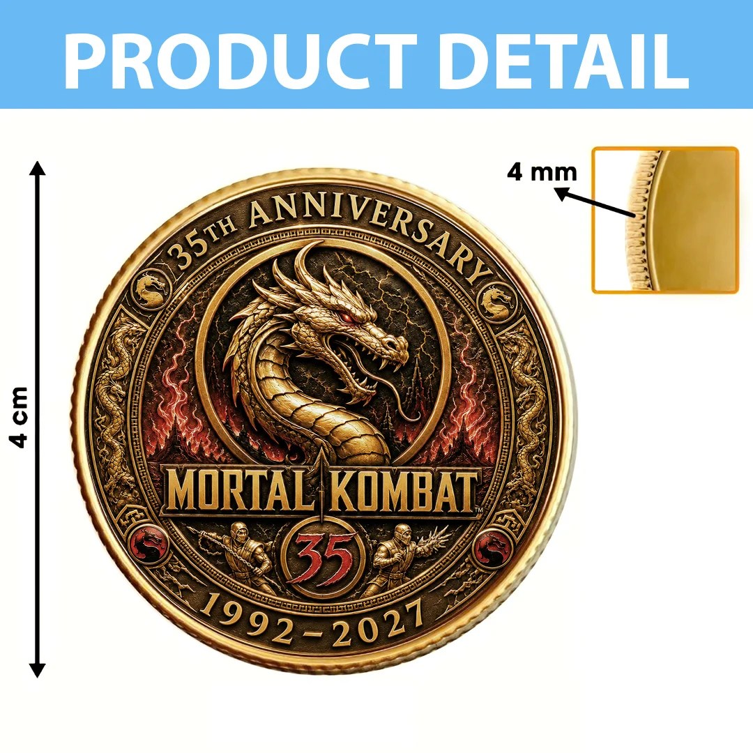 Mortal Kombat 35th Anniversary Commemorative Coin – TANTN25104