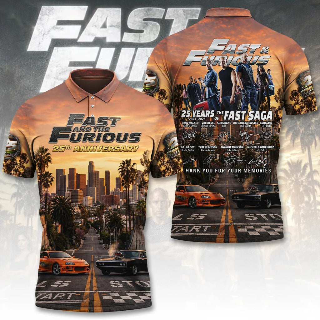 Fast & Furious 25th Anniversary 3D Apparel – TANTN25137