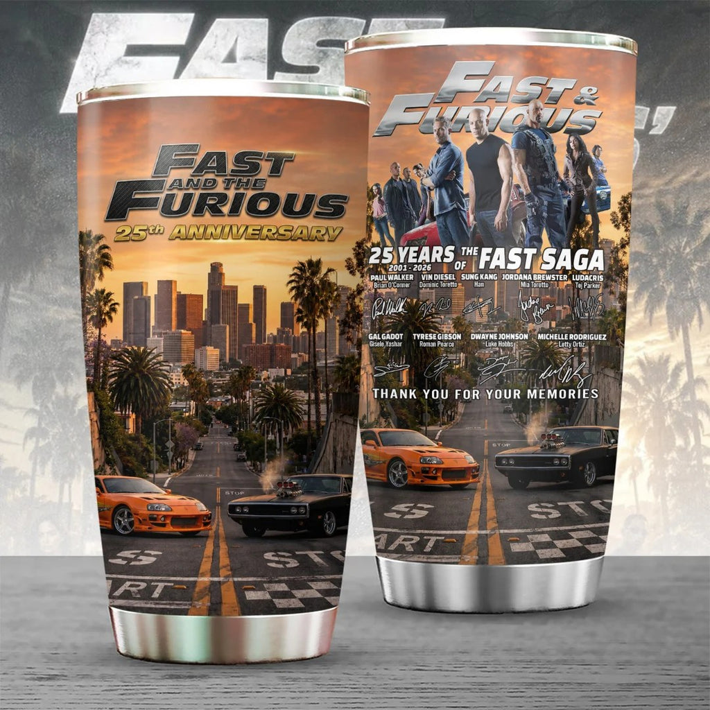 Fast & Furious 25th Anniversary Tumbler Cup – TANTN25138