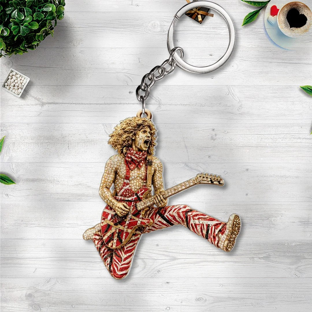 Van Halen Custom Shape 2-sided Keychain – TANTN25152