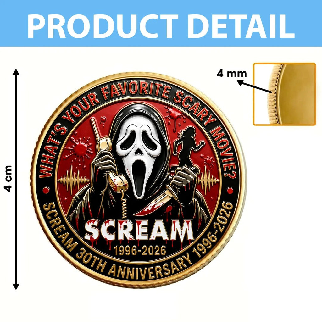 Scream 30th Anniversary Commemorative Coin – TANTN25155