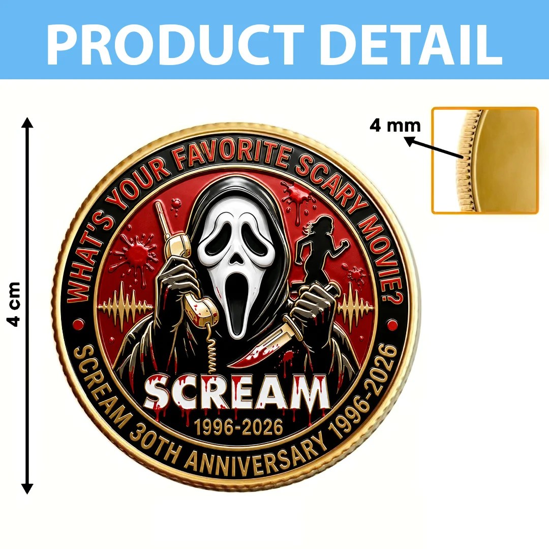 Scream 30th Anniversary Commemorative Coin – TANTN25155