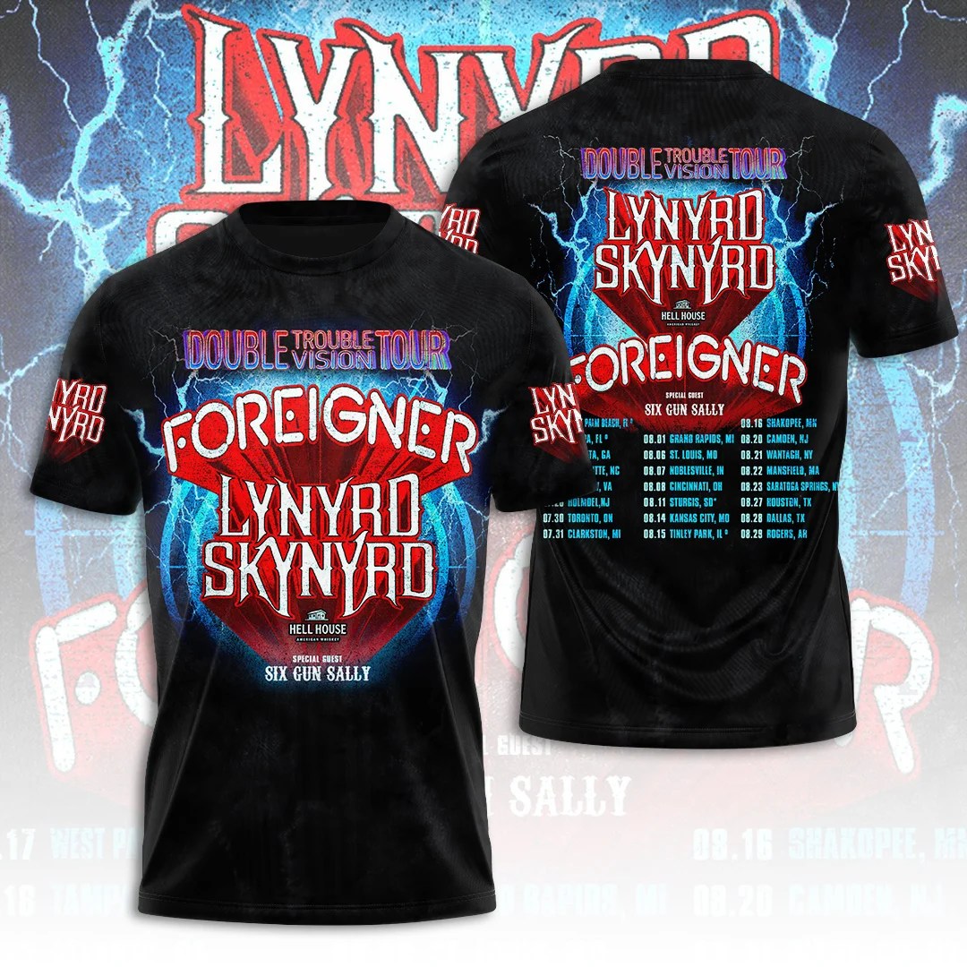 Lynyrd Skynyrd Tour 2026 3D Apparel – TANTN25160