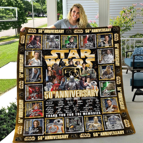 Star Wars 50th Anniversary Quilt Blanket – TANTN25175