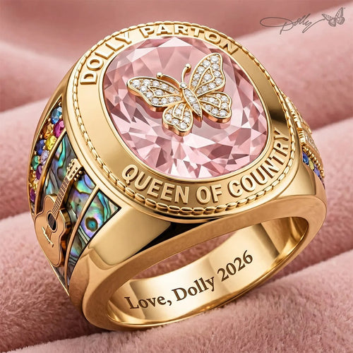 Dolly Parton 3D Engraved Ring – TANTN25204