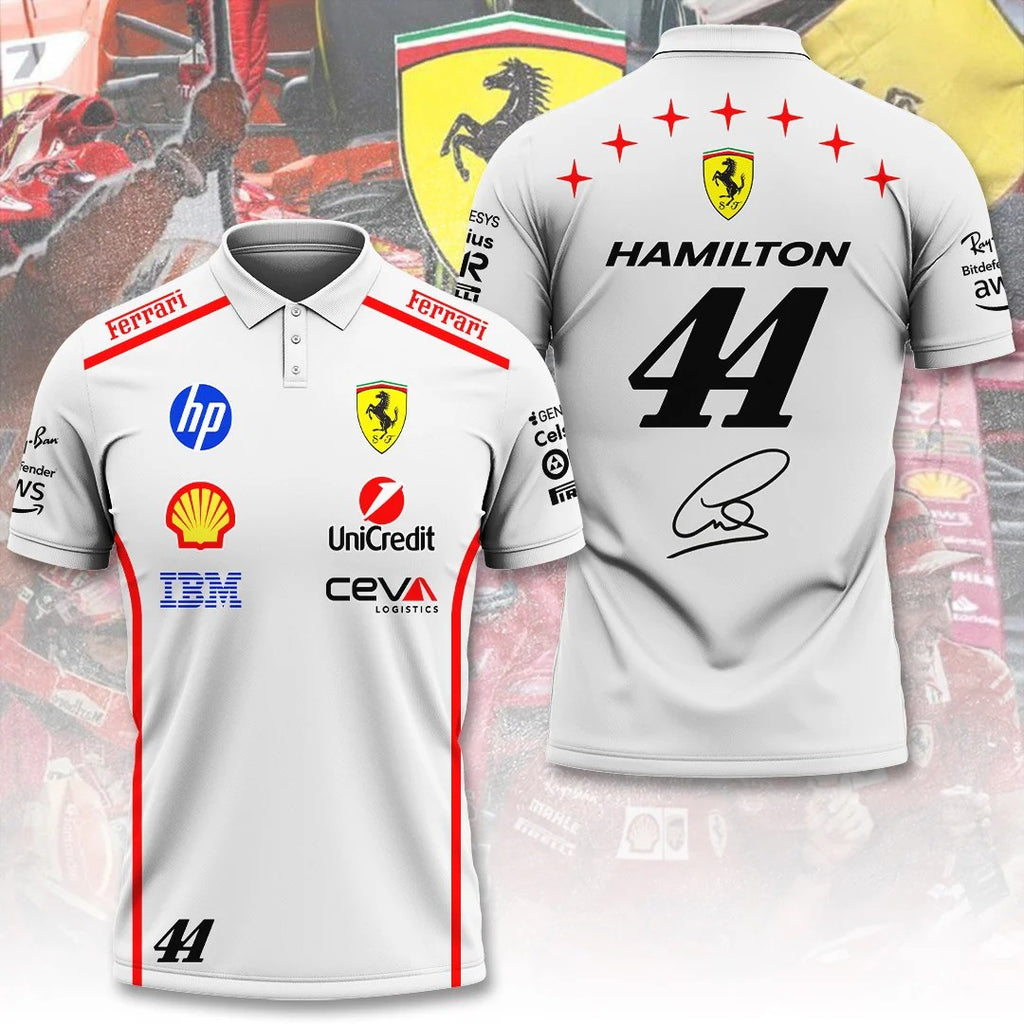 Lewis Hamilton x Scuderia Ferrari Monza Grand Prix 2026 3D Apparel – TANTN25299