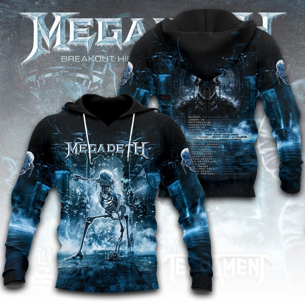 Megadeth Tour 2027 3D Apparel – TANTN25390