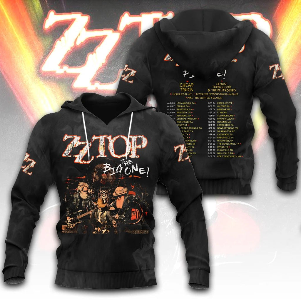 ZZ Top Tour 2026 3D Apparel – TANTN25454