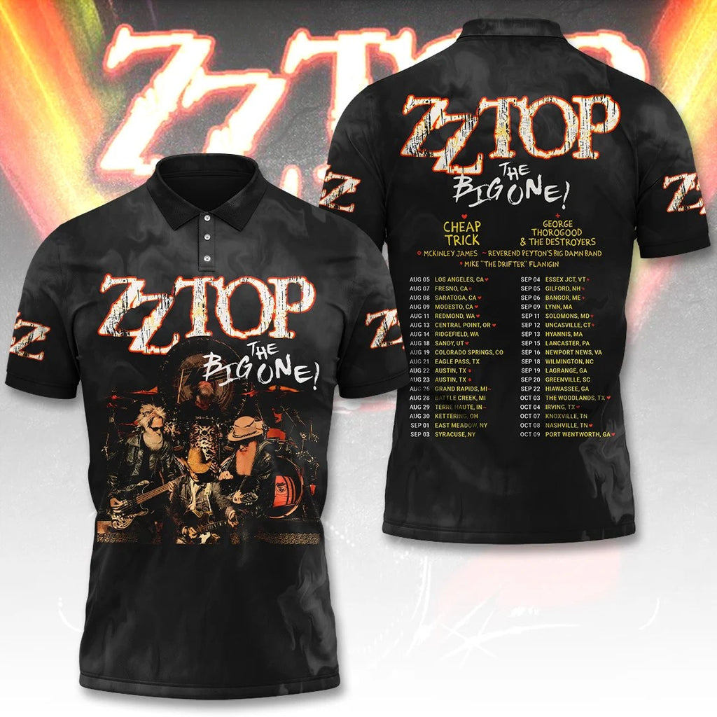 ZZ Top Tour 2026 3D Apparel – TANTN25454