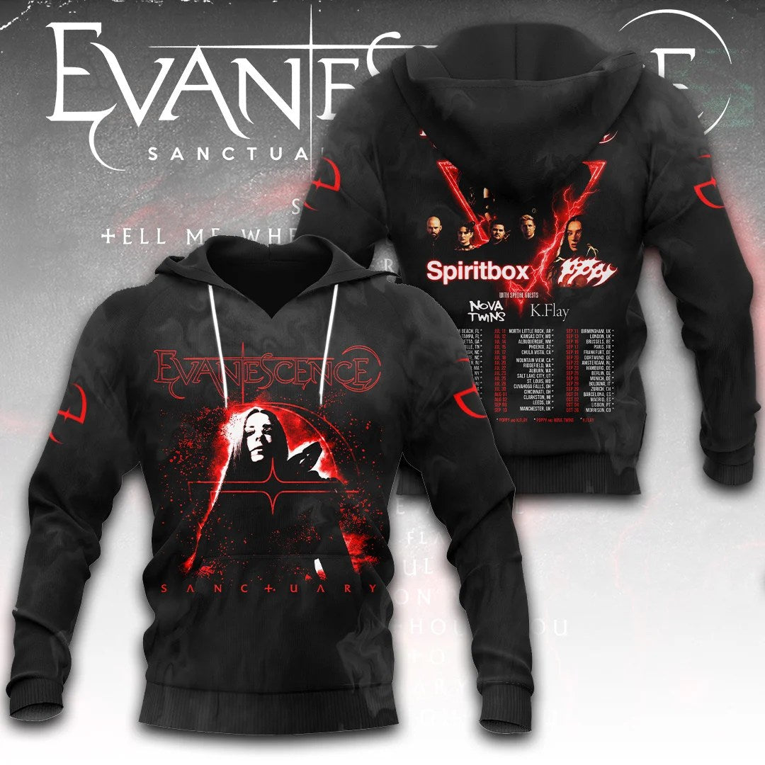 Evanescence Tour 2026 3D Apparel – TANTN25521