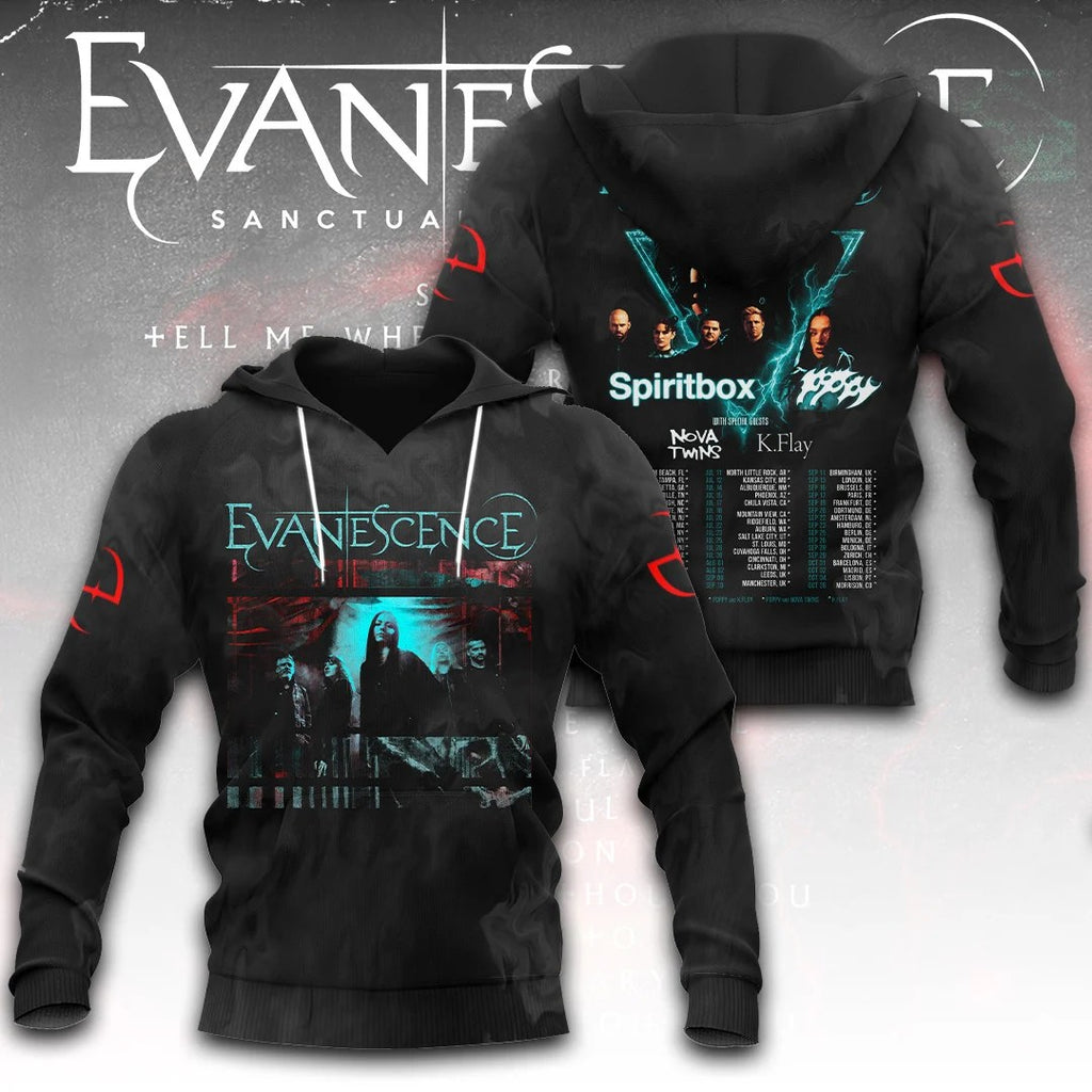 Evanescence Tour 2026 3D Apparel – TANTN25522