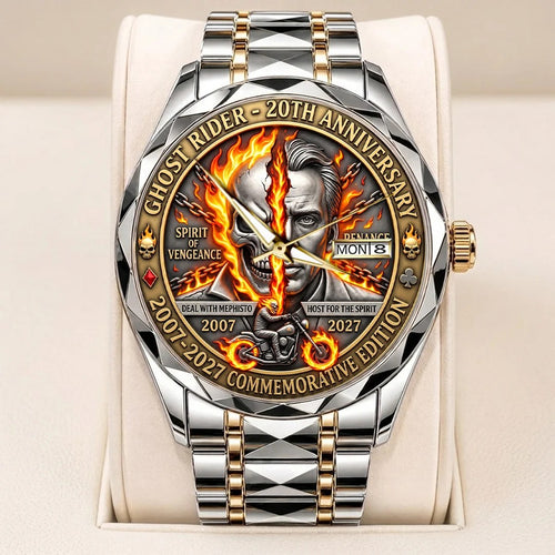 Ghost Rider 20th Anniversary Alloy Luxury Quartz Watch – TANTN25548