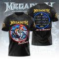 Megadeth Tour 2026 3D Apparel – TANTN25623