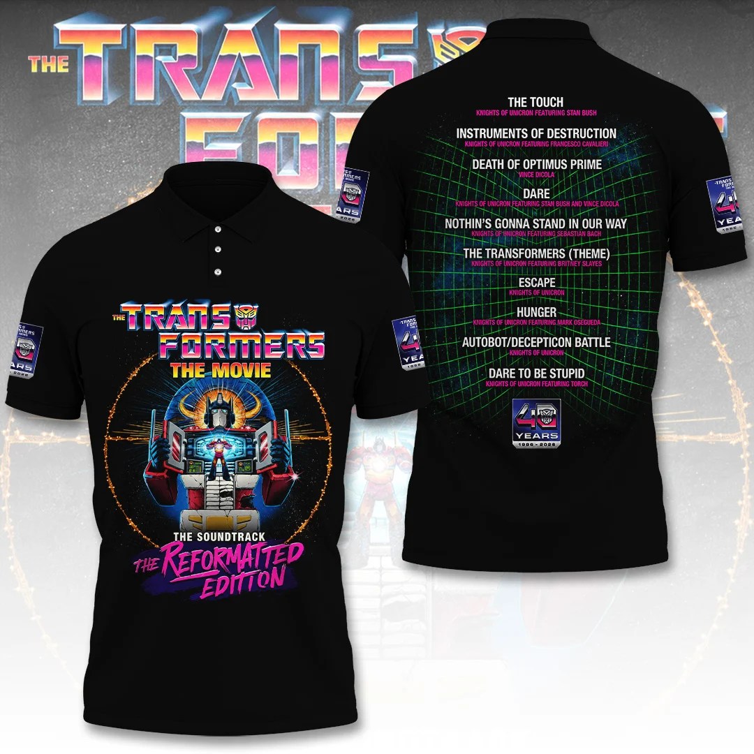 The Transformers: The Movie 40th Anniversary 3D Apparel – TANTN25672