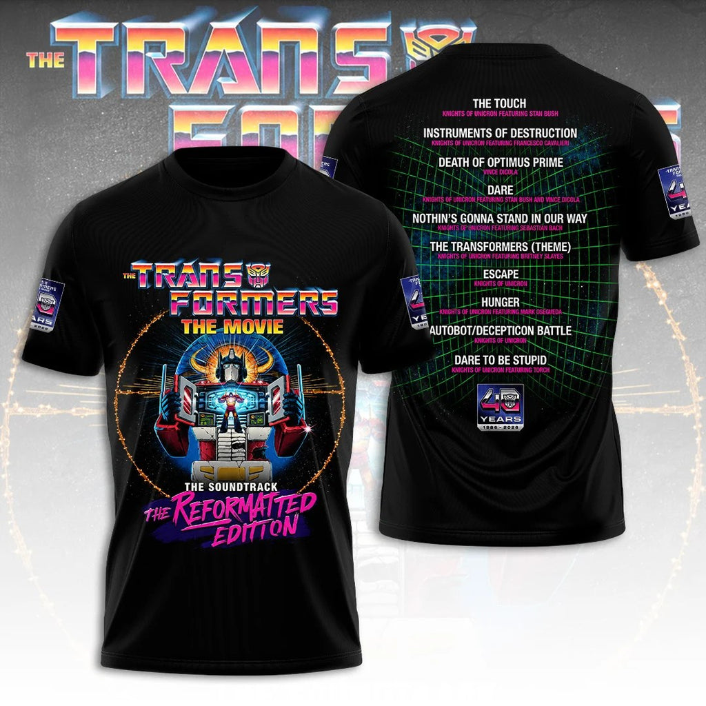 The Transformers: The Movie 40th Anniversary 3D Apparel – TANTN25672