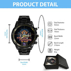 The Transformers: The Movie 40th Anniversary Black Stainless Steel Watch – TANTN25688
