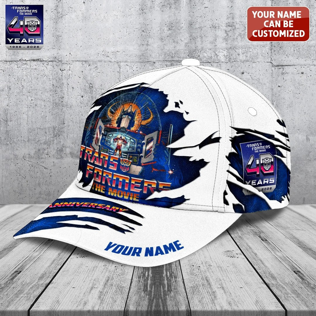 Personalized The Transformers: The Movie 40th Anniversary Classic Cap – TANTN25690