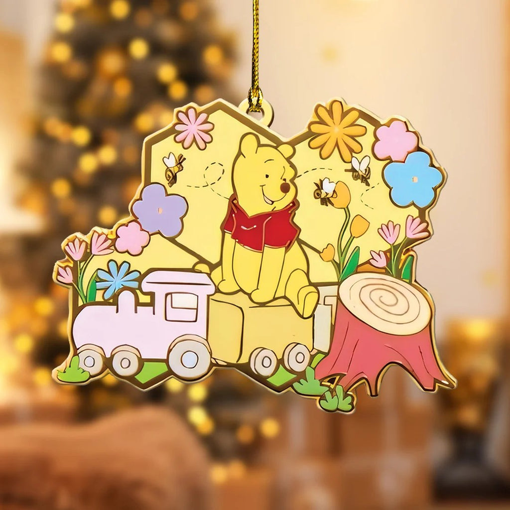 6PCS Winnie-the-Pooh Custom Shape 2-Side Printed Acrylic Ornament – TANTN25730