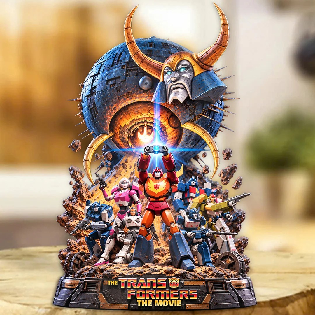 The Transformers: The Movie Custom Shape Acrylic Plaque – TANTN25742