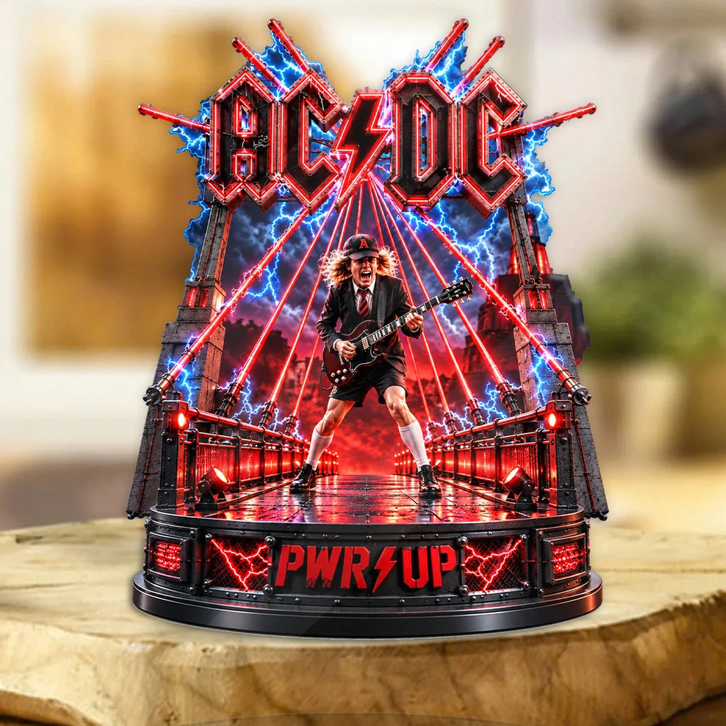 AC/DC PWR UP Tour Custom Shape Acrylic Plaque – TANTN25793