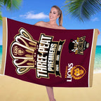 Brisbane Lions 2026 AFL Premiers Rectangle Beach Towel – TANTN25817