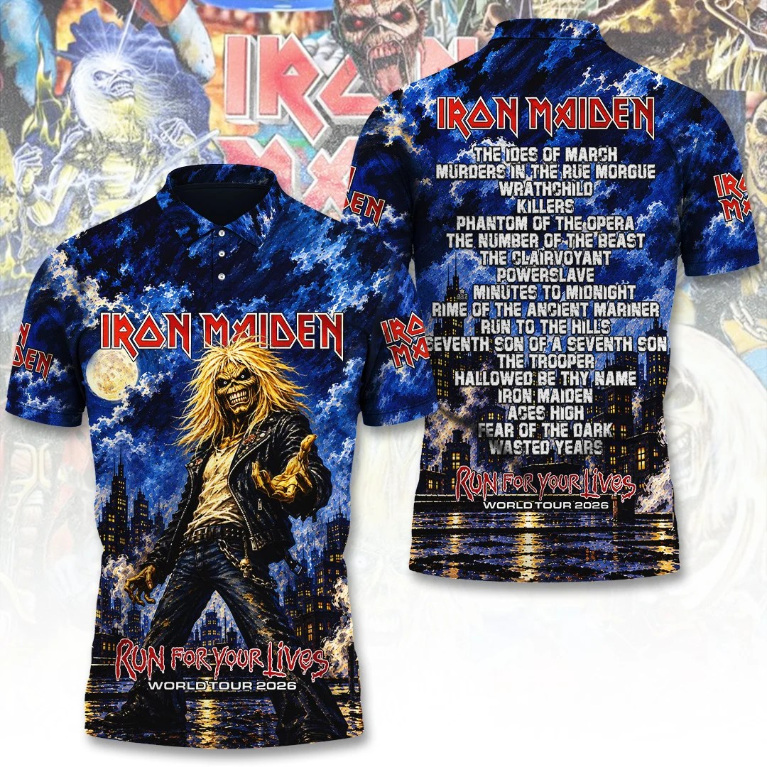 Iron Maiden Tour 2026 3D Apparel – TANTN25858
