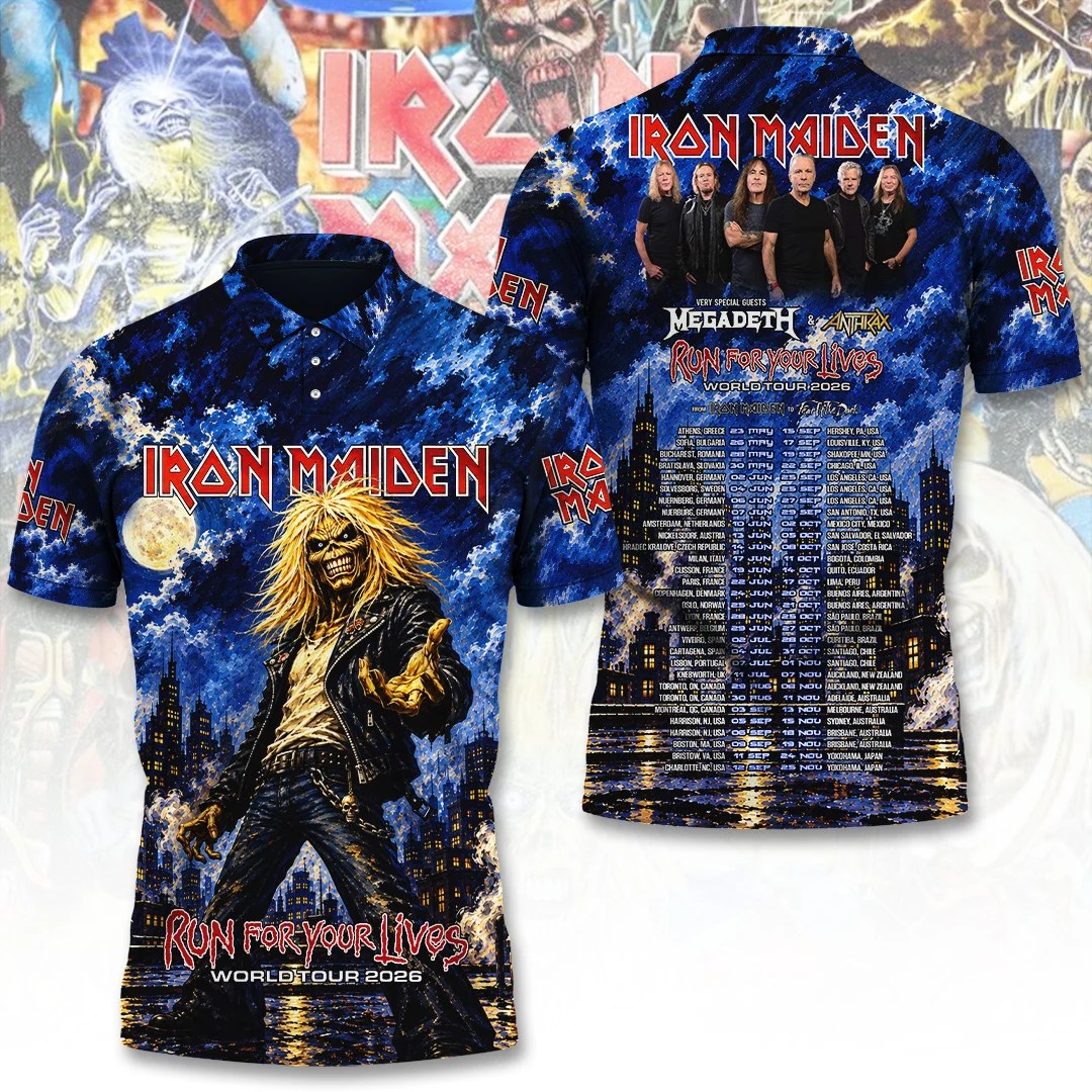 Iron Maiden Tour 2026 3D Apparel – TANTN25859