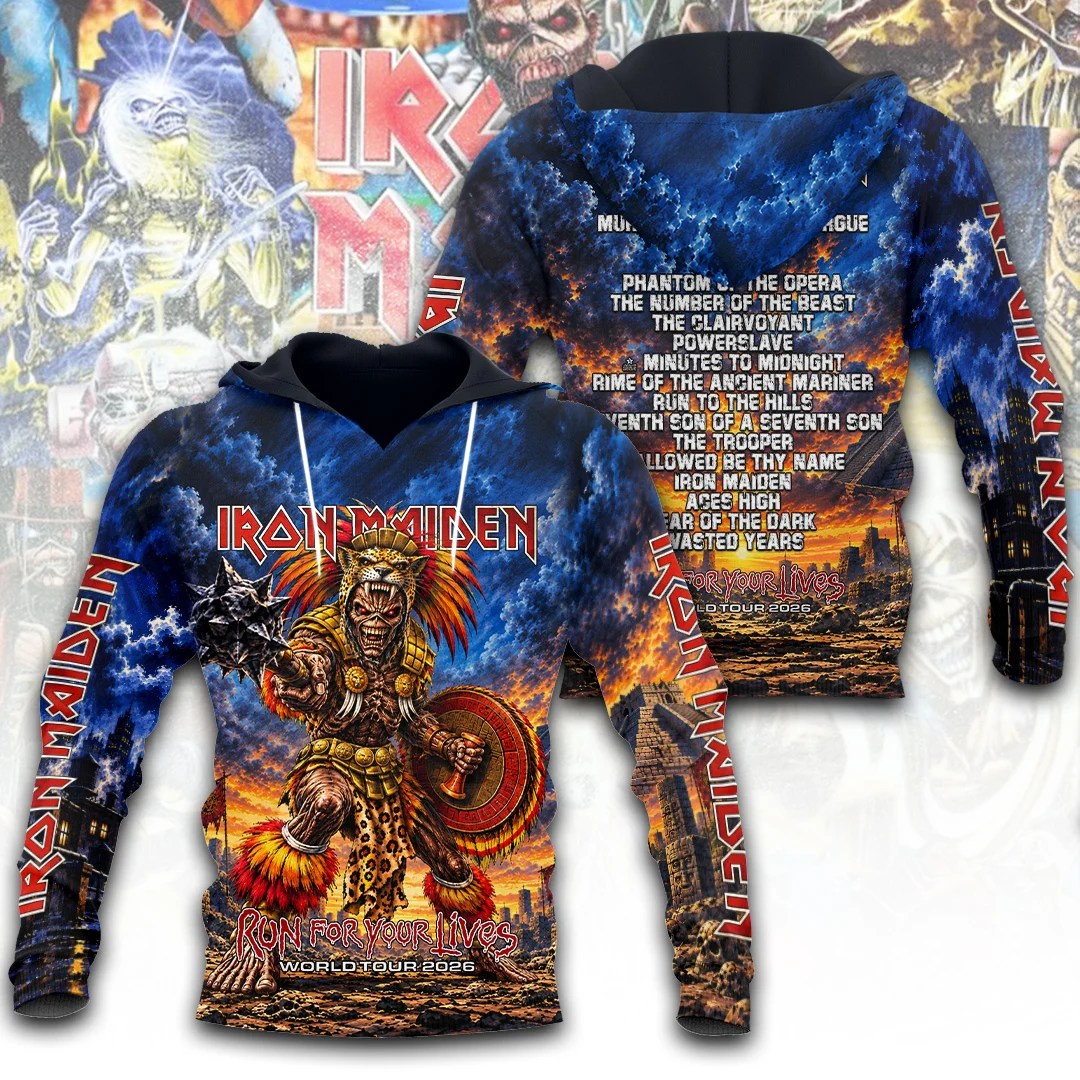 Iron Maiden Tour 2026 3D Apparel – TANTN25860