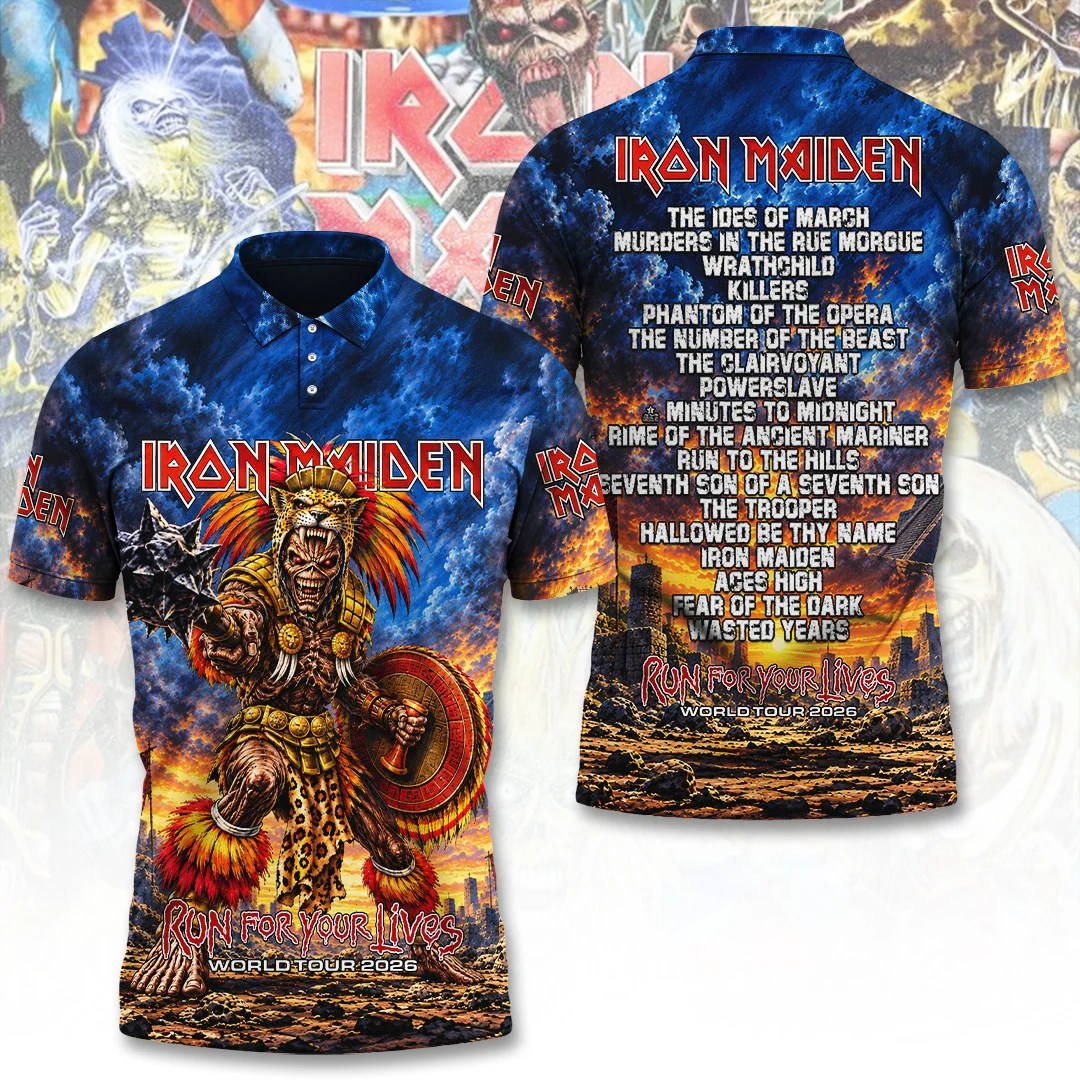 Iron Maiden Tour 2026 3D Apparel – TANTN25860