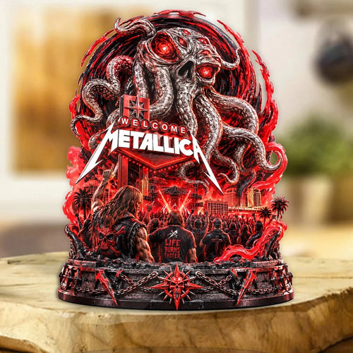 Metallica Custom Shape Acrylic Plaque – TANTN25914