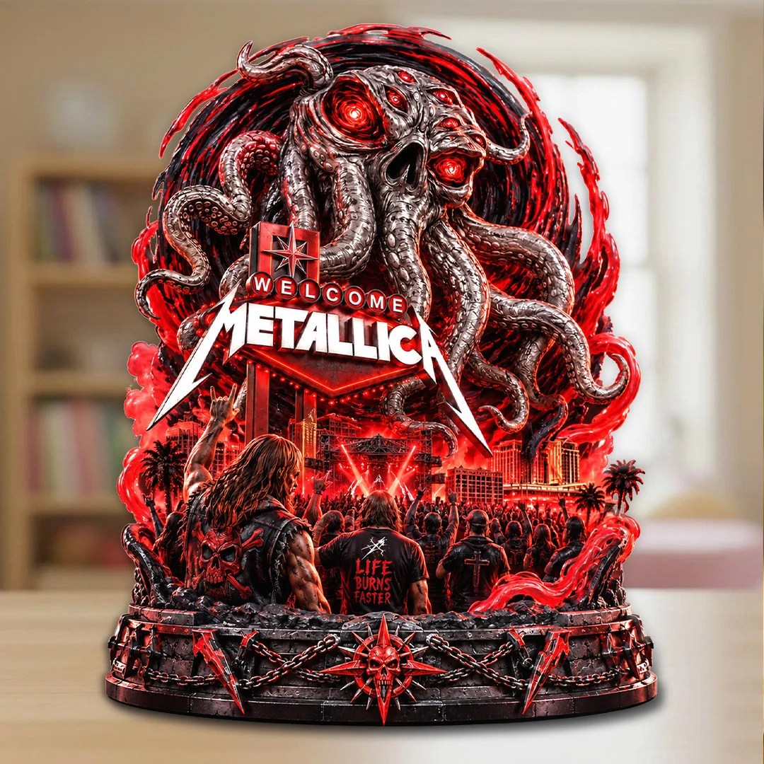 Metallica Custom Shape Acrylic Plaque – TANTN25914